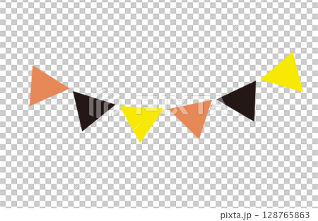 Colorful Flag Halloween 128765863