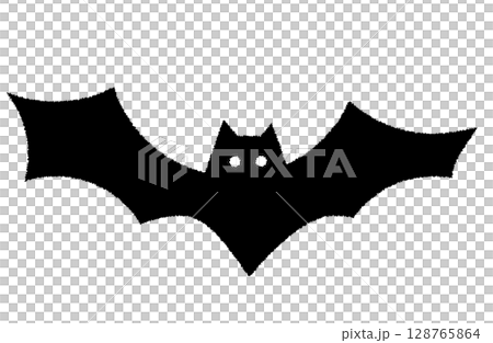 Hand-drawn bat illustration 128765864