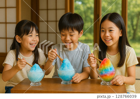 涼を味わう夏の午後 涼を味わう夏の午後 128766039