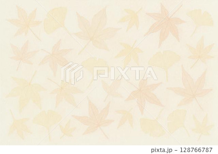 背景素材　紅葉　もみじ　秋イメージ 128766787