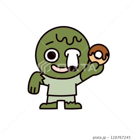 ゾンビのイラスト ゾンビのイラスト 128767245