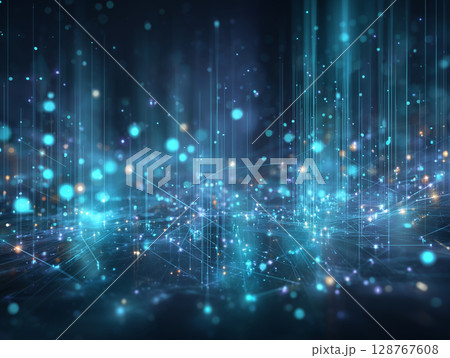 データ解析とビジネスグラフの背景｜Business Analytics and Abstract D 128767608