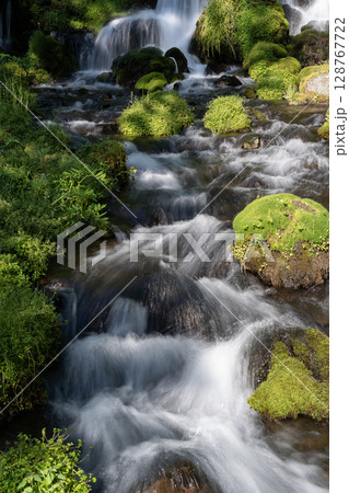 羊蹄山の伏流水ふきだし公園 128767722
