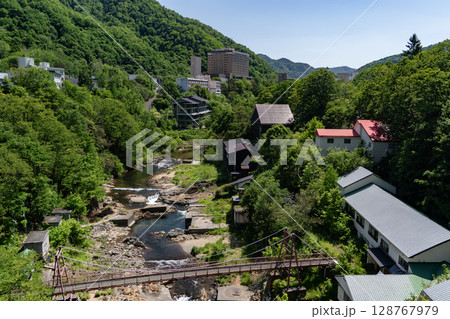 定山渓温泉街 定山渓温泉街 128767979