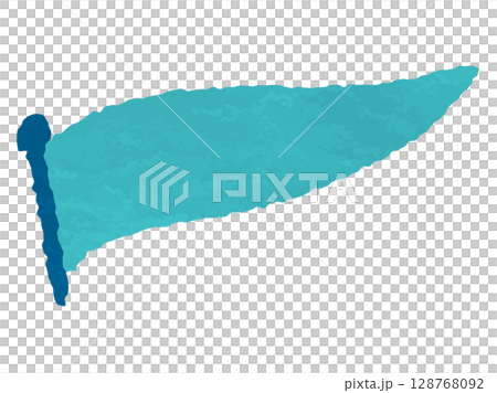 Flag watercolor hand-drawn style light blue Flag watercolor hand-drawn style light blue 128768092