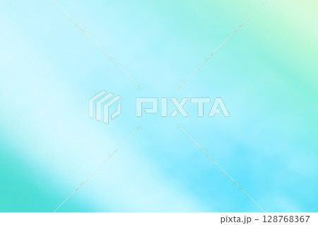 青、緑色系　ゆるやかなライン背景 128768367