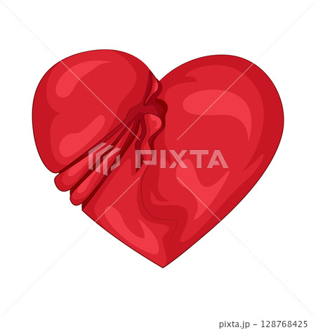 Illustration of Broken heart  128768425