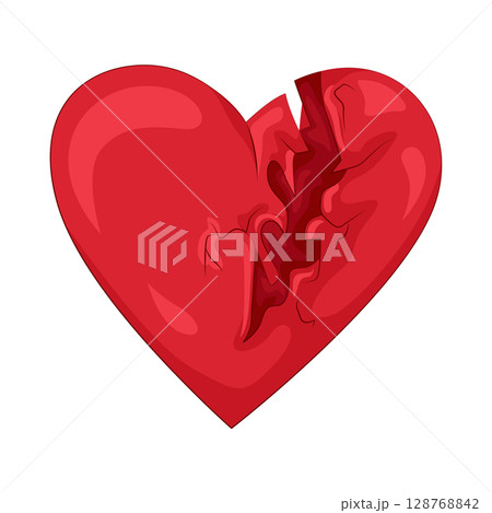 Illustration of Broken Heart  128768842