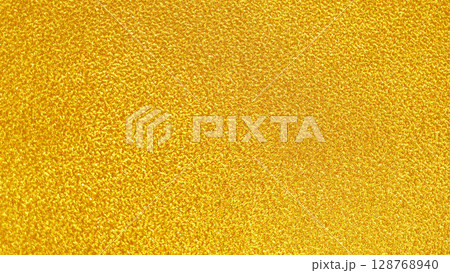 キラキラ金色ゴールドのテクスチャー背景素材　豪華　華やか　金ぴか 128768940