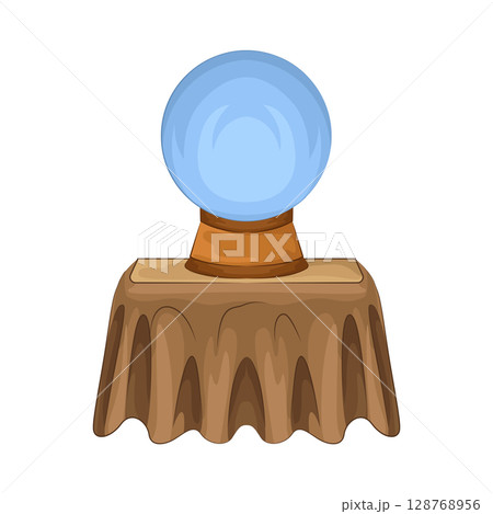Illustration of Crystal Ball Illustration of Crystal Ball 128768956