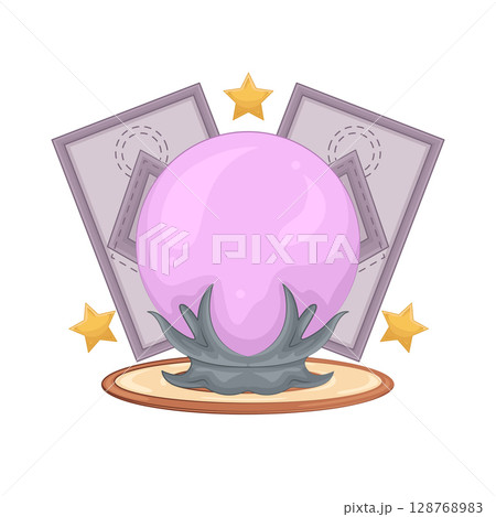 Illustration of Crystal Ball Illustration of Crystal Ball 128768983
