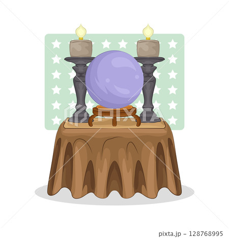 Illustration of Crystal Ball  128768995