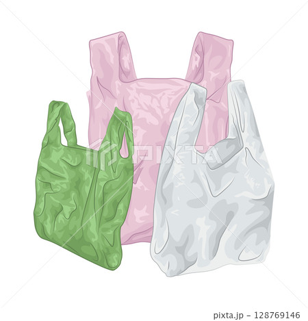 Illustration of Plastic Bag 128769146