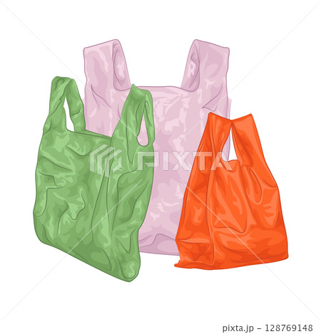 Illustration of Plastic Bag 128769148
