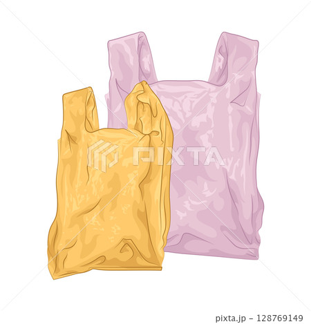 Illustration of Plastic Bag 128769149