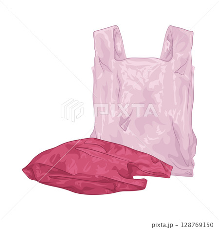 Illustration of Plastic Bag 128769150