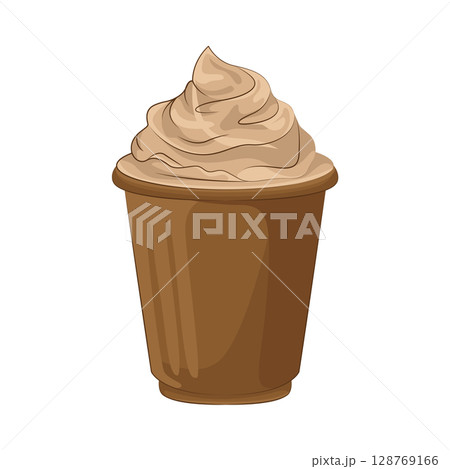 Illustration of Whipped Coffee Illustration of Whipped Coffee 128769166
