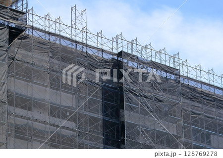 外部足場 (枠組足場) イメージ 外部足場 (枠組足場) イメージ 128769278