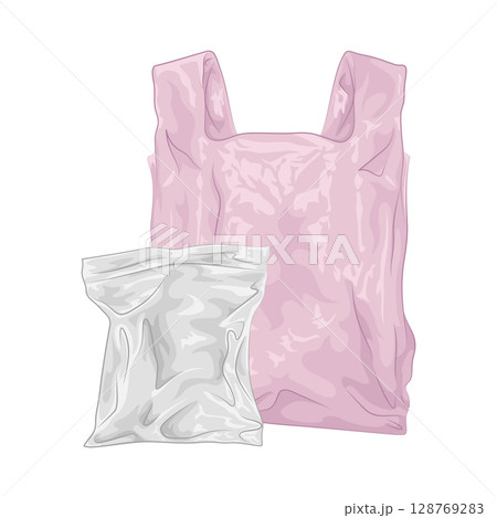 Illustration of Plastic Bag 128769283