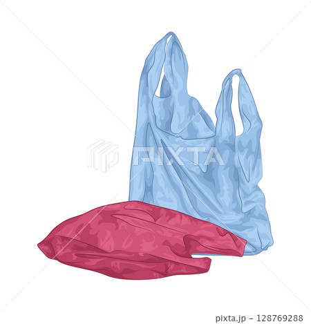 Illustration of Plastic Bag 128769288