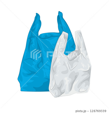 Illustration of Plastic Bag Illustration of Plastic Bag 128769339