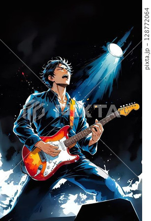 ギタリスト 128772064
