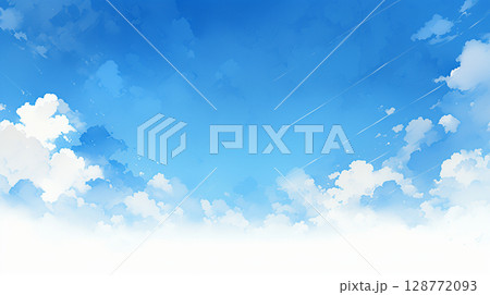 澄み渡る青空 128772093