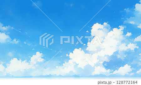 澄み渡る青空 128772164