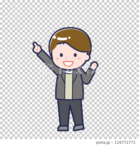 私服の大人／ななめ／男性 05 128772771