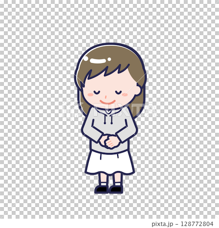 Plain-clothed adult/diagonal/female 08 Plain-clothed adult/diagonal/female 08 128772804