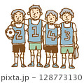 サッカーをする子供たち 128773130