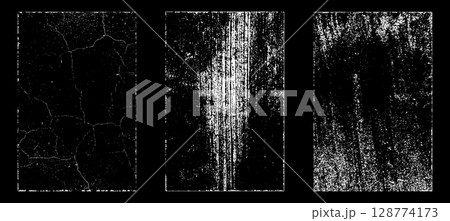 Black and white grunge. Distress overlay texture. Abstract surface dust and rough dirty wall background concept. Distress illustration simply place over object to create grunge effect. Vector EPS10. 128774173