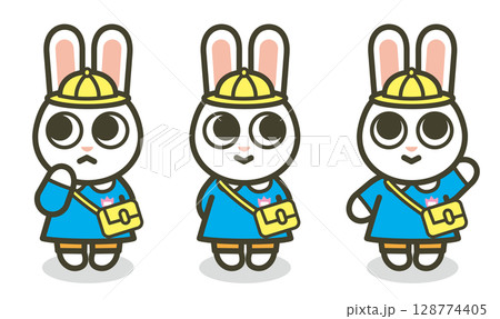 うさぎ幼稚園児セット うさぎ幼稚園児セット 128774405