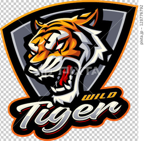 Tiger head mascot Tiger head mascot 128776792