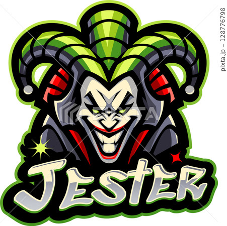 Jester head mascot 128776798
