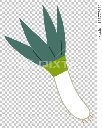 下仁田ネギのイラスト 下仁田ネギのイラスト 128777482