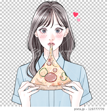 20多歲女性（愛乾淨的人）_垃圾食品 128777770