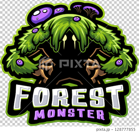 Forest monster mascot 128777855