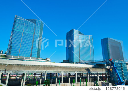 東京 高輪ゲートウェイ駅周辺のビジネス街 高輪ゲートウェイシティ 東京 高輪ゲートウェイ駅周辺のビジネス街 高輪ゲートウェイシティ 128778046