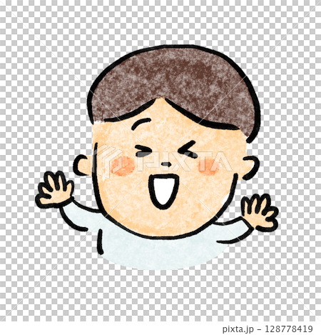 Man with happy expression 128778419