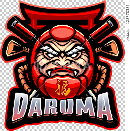 Daruma esport mascot 128778585