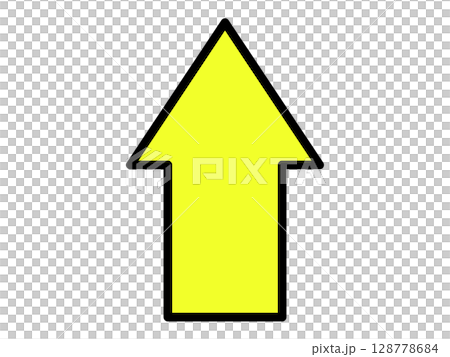 黄色い矢印 黄色い矢印 128778684