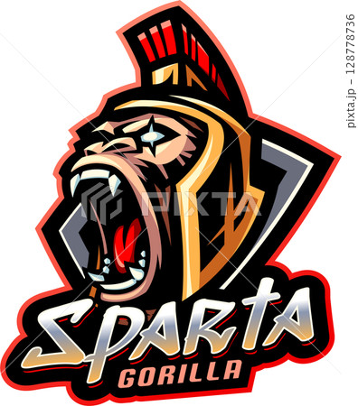 Sparta gorilla mascot 128778736