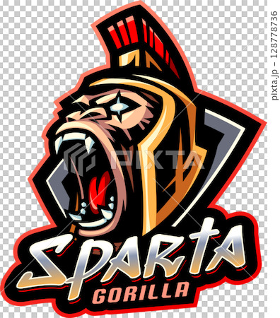 Sparta gorilla mascot Sparta gorilla mascot 128778736