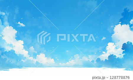 澄み渡る青空 128778876