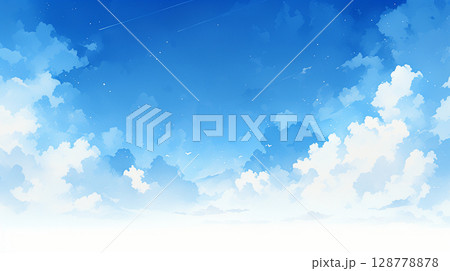 澄み渡る青空 128778878