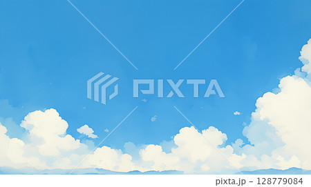 澄み渡る青空 128779084