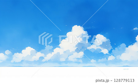 澄み渡る青空 128779113