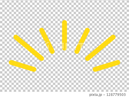 Decoration Sunburst Symbol Illustration Material Decoration Sunburst Symbol Illustration Material 128779503