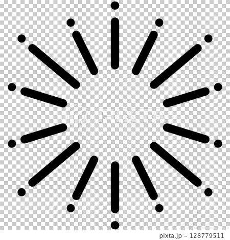 Decoration Sunburst Symbol Illustration Material Decoration Sunburst Symbol Illustration Material 128779511